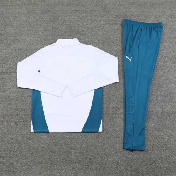 Marsellie 24/25 Tracksuit Blanco/Azul cielo - Image 2