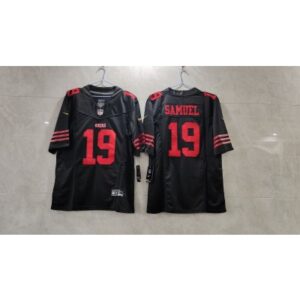Nike 49ers 19 Deebo Samuel Black 2023 F.U.S.E Vapor Limited Men Jersey