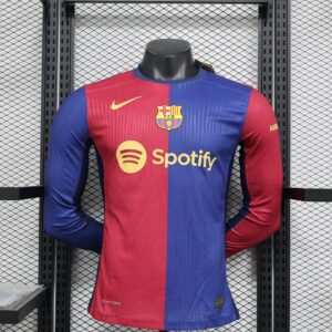 Barcelona Local Version Jugador Manga Larga 24/25