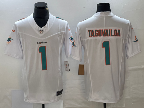 Dolphins Blanco Engineered NFL Jersey - Image 4