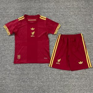 Jersey + Short Mexico Niño Guinda Replica 25/26