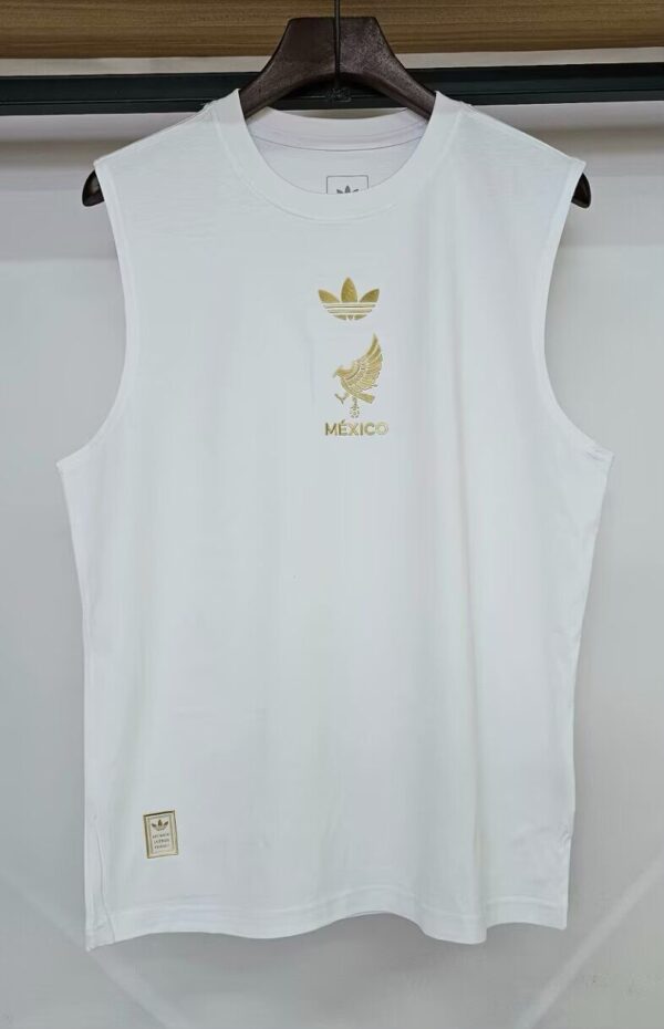 Jersey Mexico Entrenamiento Tirantes blanca Replica 25/25