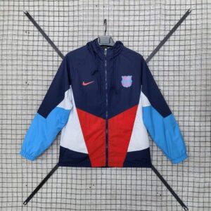 Barcelona rompevientos Azul/Blanco/Rojo Replica 25/26