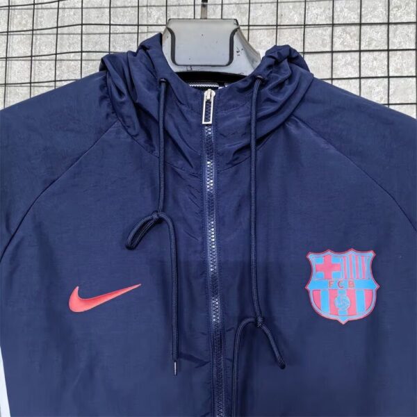Barcelona rompevientos Azul/Blanco/Rojo Replica 25/26 - Image 4