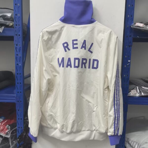 Real Madrid rompevientos Blanco/Azul Replica 25/26 - Image 2