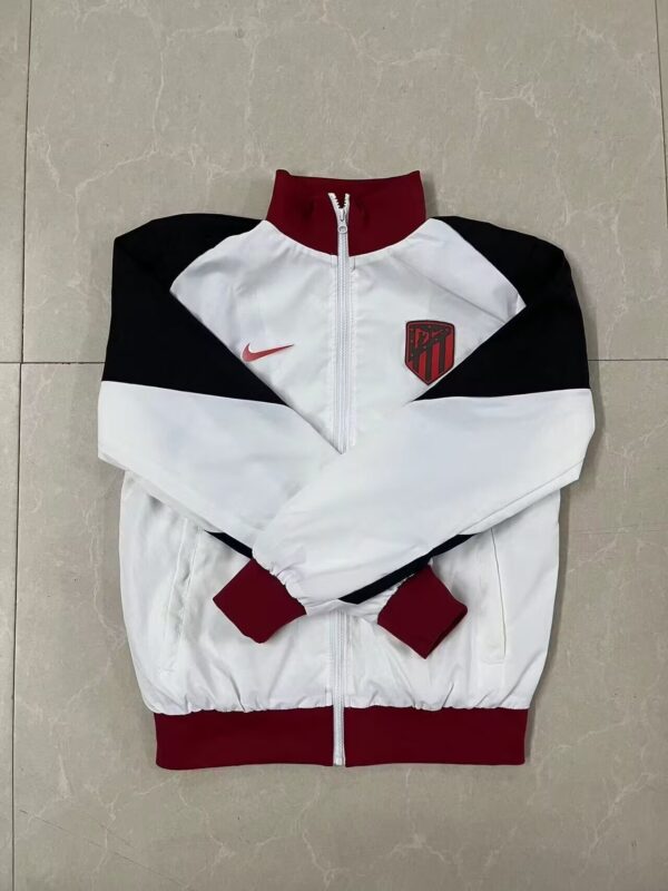 Atlético de Madrid 25/26 Blanco/Negro Replica (Jacket)