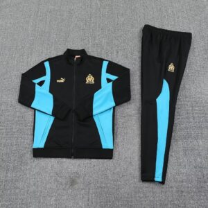 Conjunto Deportivo Marseille 25/26 Negro Replica (Tracksuit)