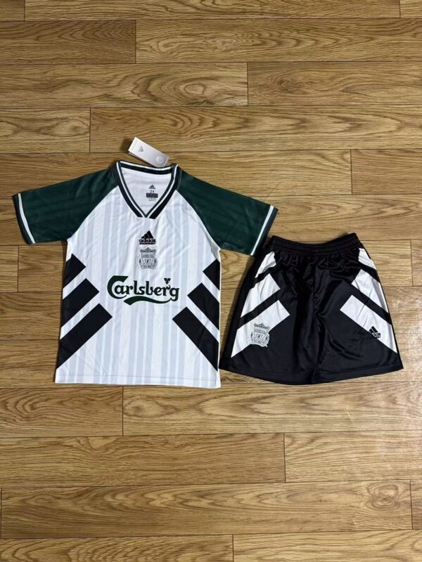 Jersey + Short Liverpool Visita 93-95 Retro Niño Replica