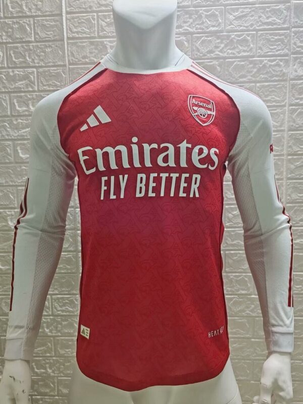 Jersey Arsenal Versión jugador Manga Larga Local 25/26 Replica