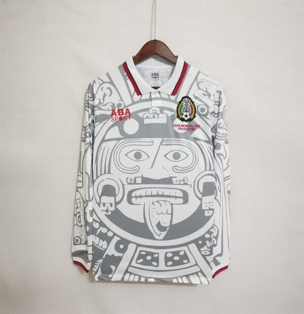 Jersey México Visita 1998 Manga Larga Retro Replica