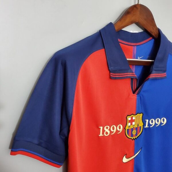 Jersey Barcelona Local 99-00 Retro Replica - Image 4
