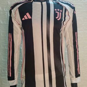 Jersey Juventus Local Manga Larga Versión Jugador 25/26 Replica
